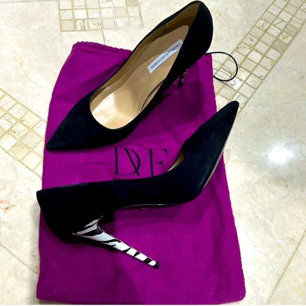 Black Diane Von Furstenberg Women's Heels